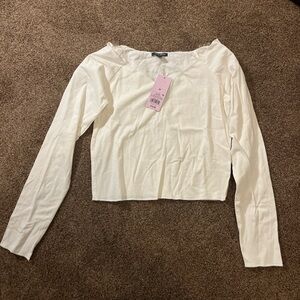 SOLD Wild Fable Cream Long Sleeve Blouse